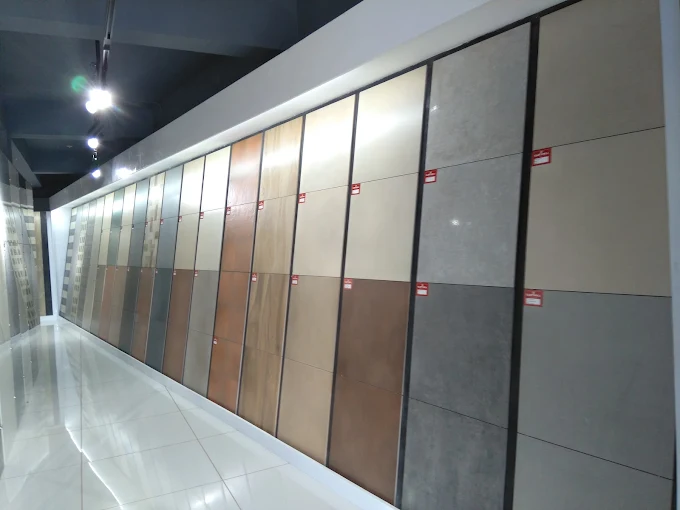 Premium Branded Vitrified Tile Flooring Display in Neyyattinkara