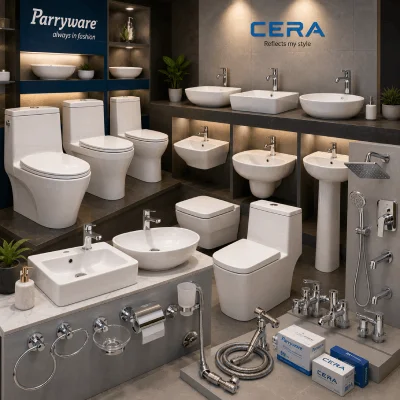 Premium Sanitaryware Collection at Karthika Granite & Sanitaryware